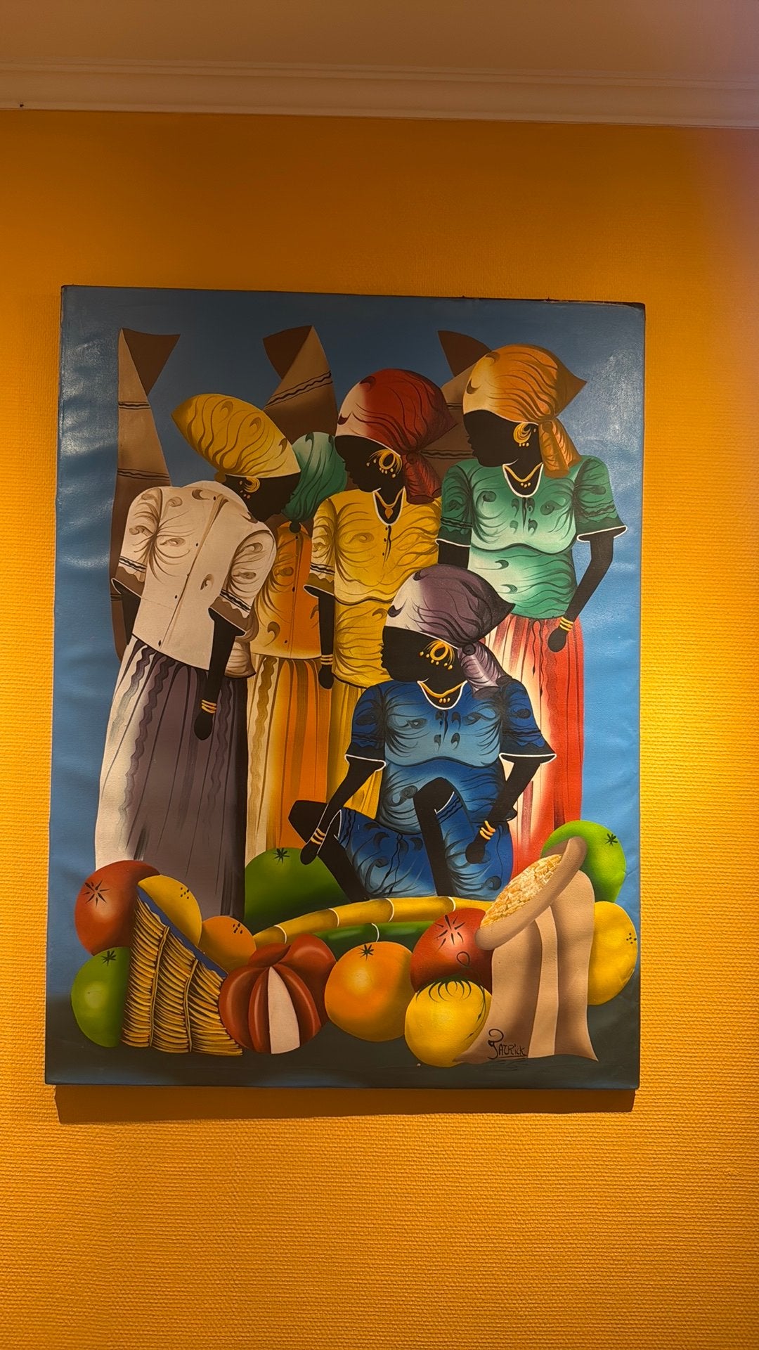 Haitiaans tafereel, Ophalen