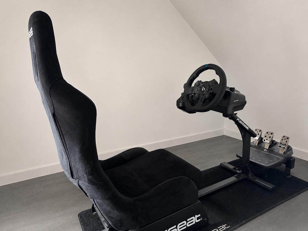Playseat Evolution Alcantara met Logitech G923 set PS5 PC, Ophalen, Overige merken, Playseat, Zo goed als nieuw