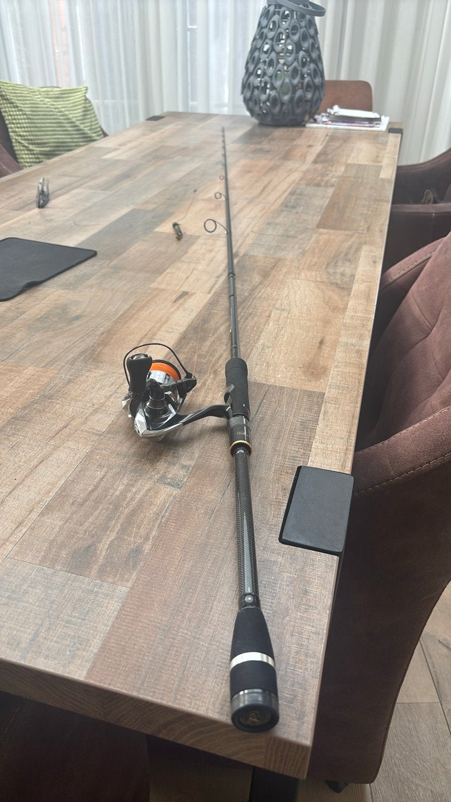 Illex The Artist X5 Black Ops S225M Werphengel, Watersport en Boten, Ophalen, Zo goed als nieuw, Werphengel