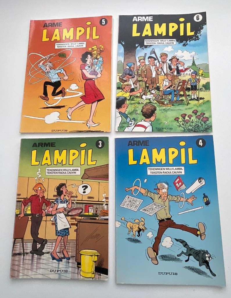 Arme Lampil 5 strips, Meerdere stripboeken, Ophalen of Verzenden, Gelezen