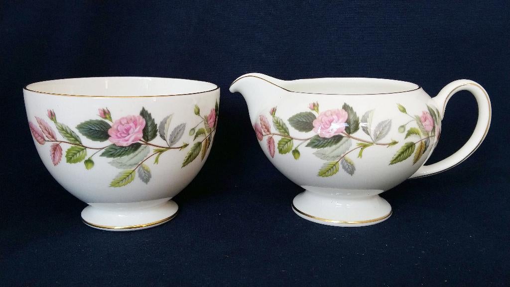 Wedgwood Hathaway Rose - roomstel, Overige typen, Ophalen of Verzenden, Zo goed als nieuw, Wedgwood