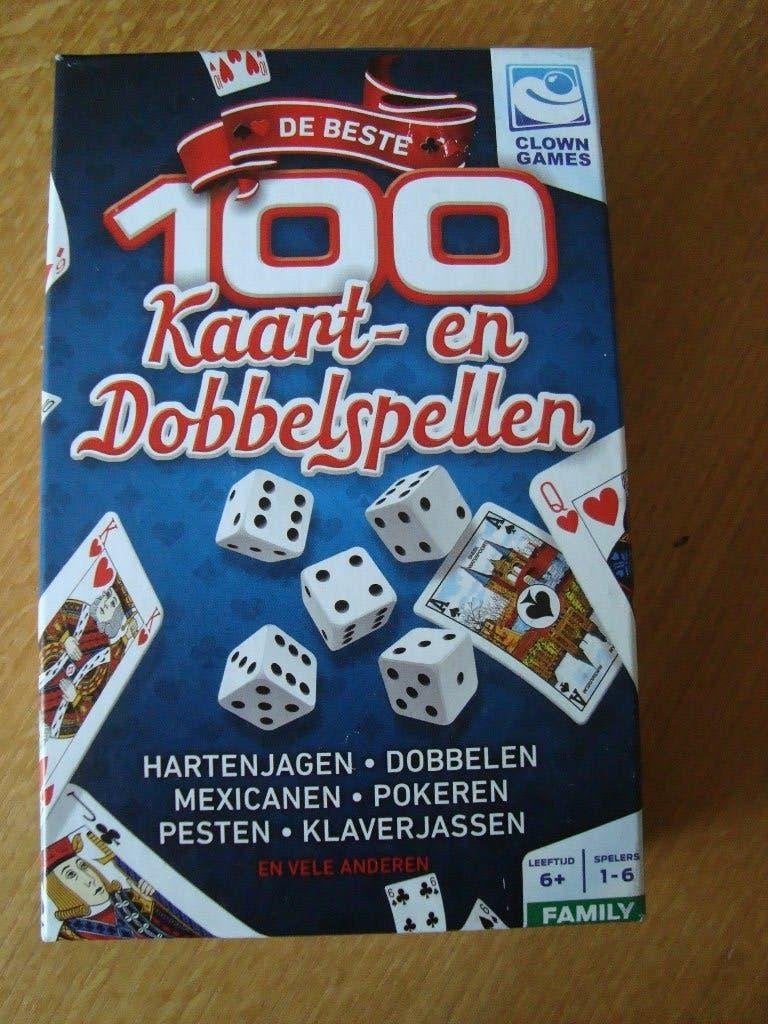 100 kaart en dobbelspellen nieuw, Ophalen of Verzenden, Nieuw