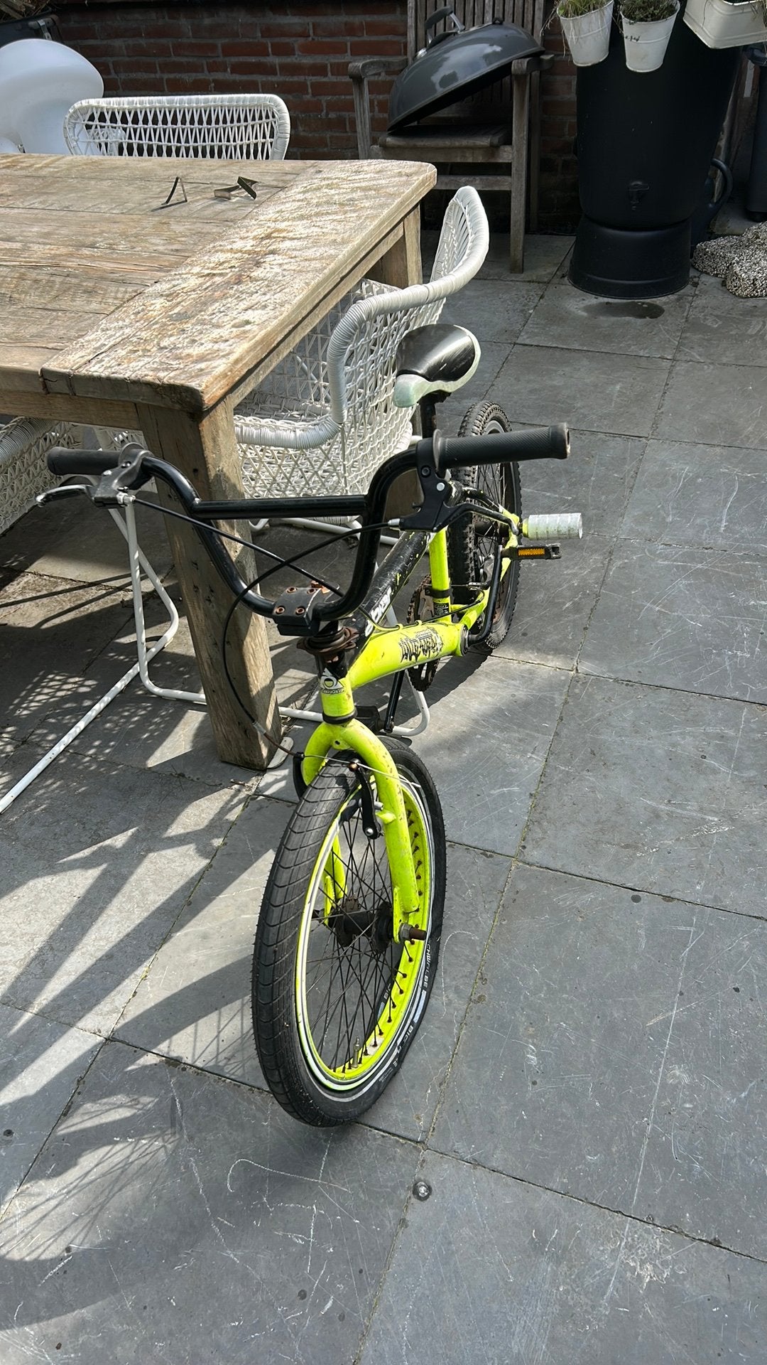 Stoere fiets. Stunt, cross, trucs, Ophalen, 24 inch of meer, Gebruikt, Staal