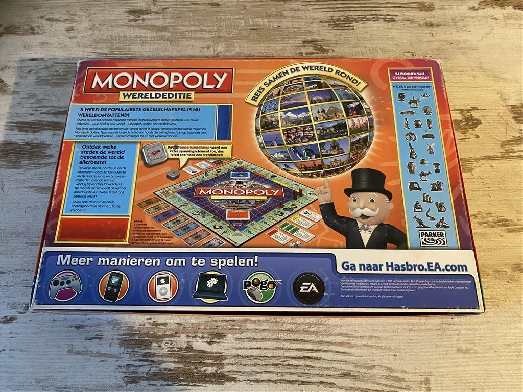 Monopoly wereldeditie met onderhandelknop [s90], Hobby en Vrije tijd, Gezelschapsspellen | Bordspellen, Verzenden, Zo goed als nieuw