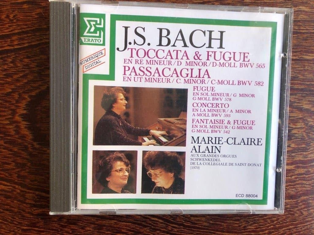 ( Bach - Toccata & Fugue, Passacaglia / Marie-Claire Alain, Ophalen of Verzenden, Barok, Zo goed als nieuw, Overige typen
