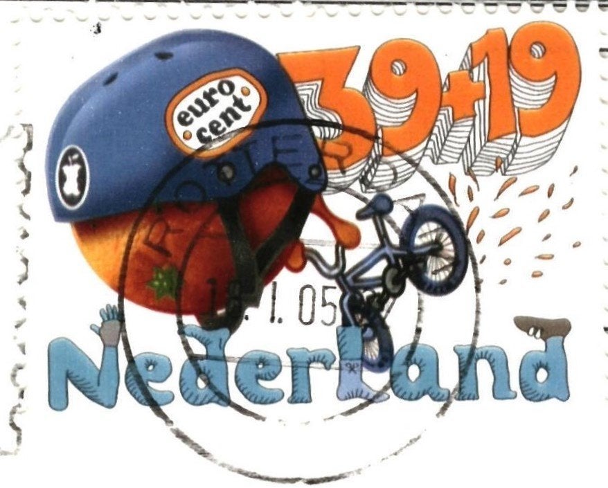 988264 Klundert 80+ NB N H Kerk Wederopbouw Kinderpostzegel, Ophalen of Verzenden, 1980 tot heden, Gelopen, Noord-Brabant
