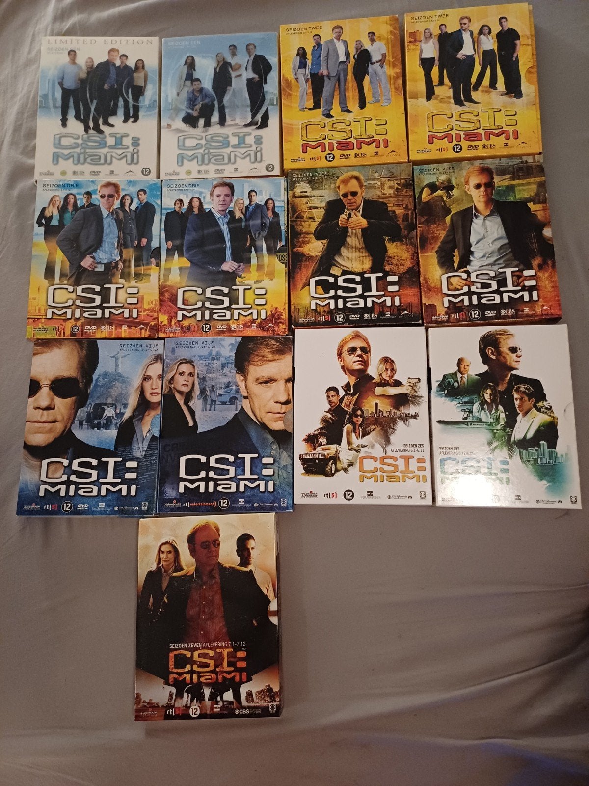 CSI: Miami Seizoenen 1-7 DVD Boxset - Compleet, Nederlands, Ophalen of Verzenden, Gebruikt, Engels