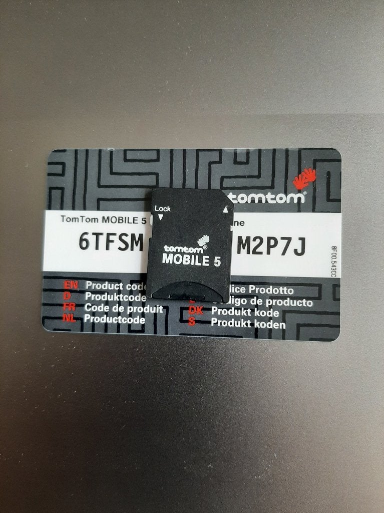 tomtom mobile 5 activeercode + SD Kaart, Verzenden, Gebruikt