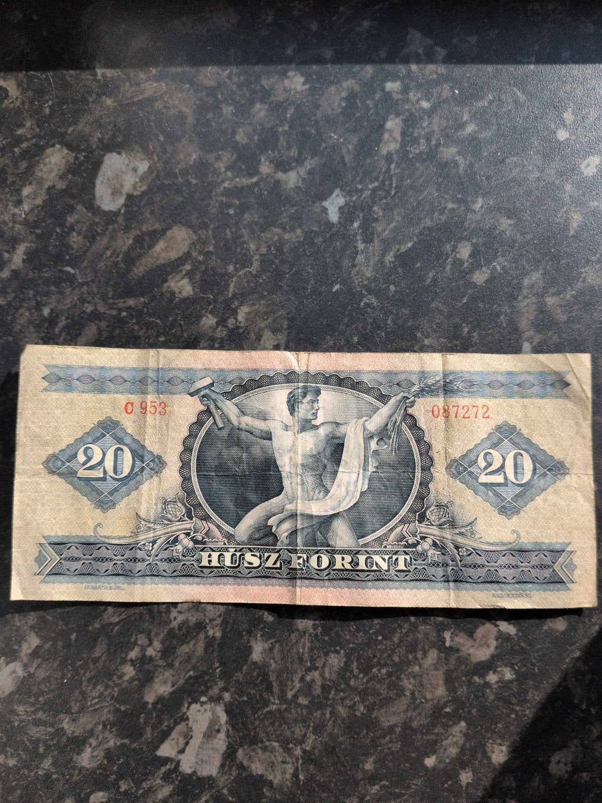 Hongaarse 20 Forint biljet uit 1969, Ophalen of Verzenden