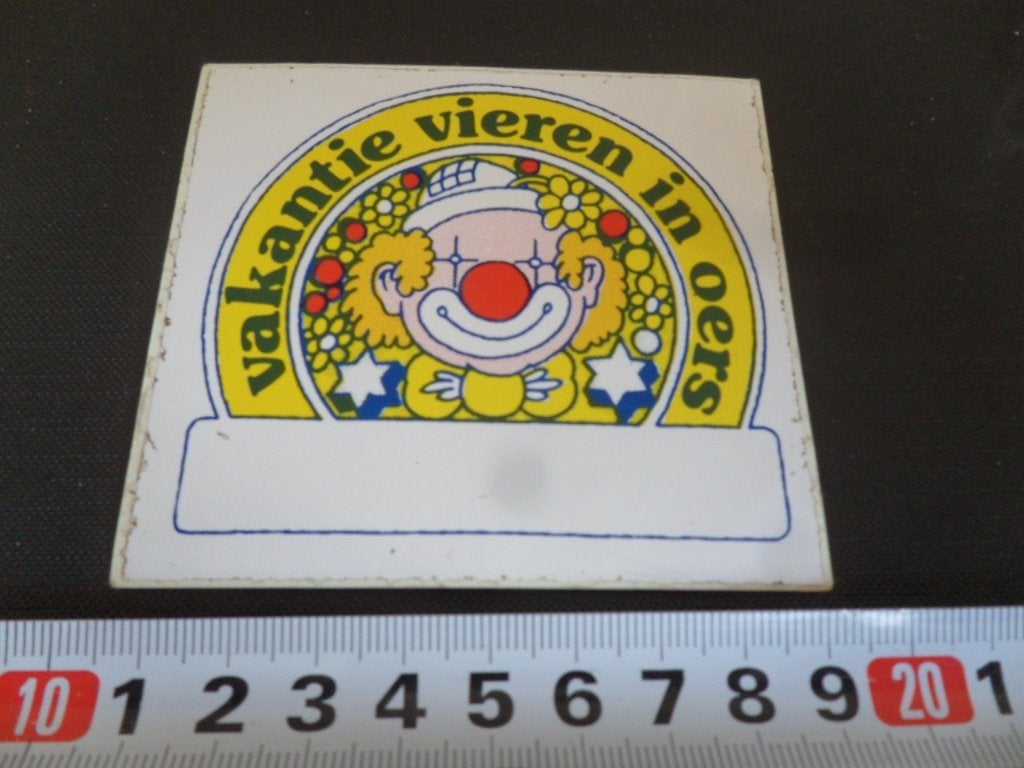 sticker Vakantie vieren in Oers, Ophalen of Verzenden, Zo goed als nieuw