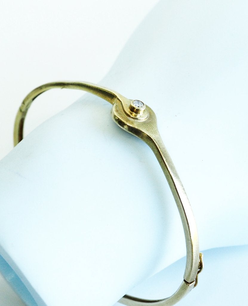 14 krt gouden slavenarmband, Sieraden, Tassen en Uiterlijk, ., Ophalen of Verzenden, Zo goed als nieuw, .
