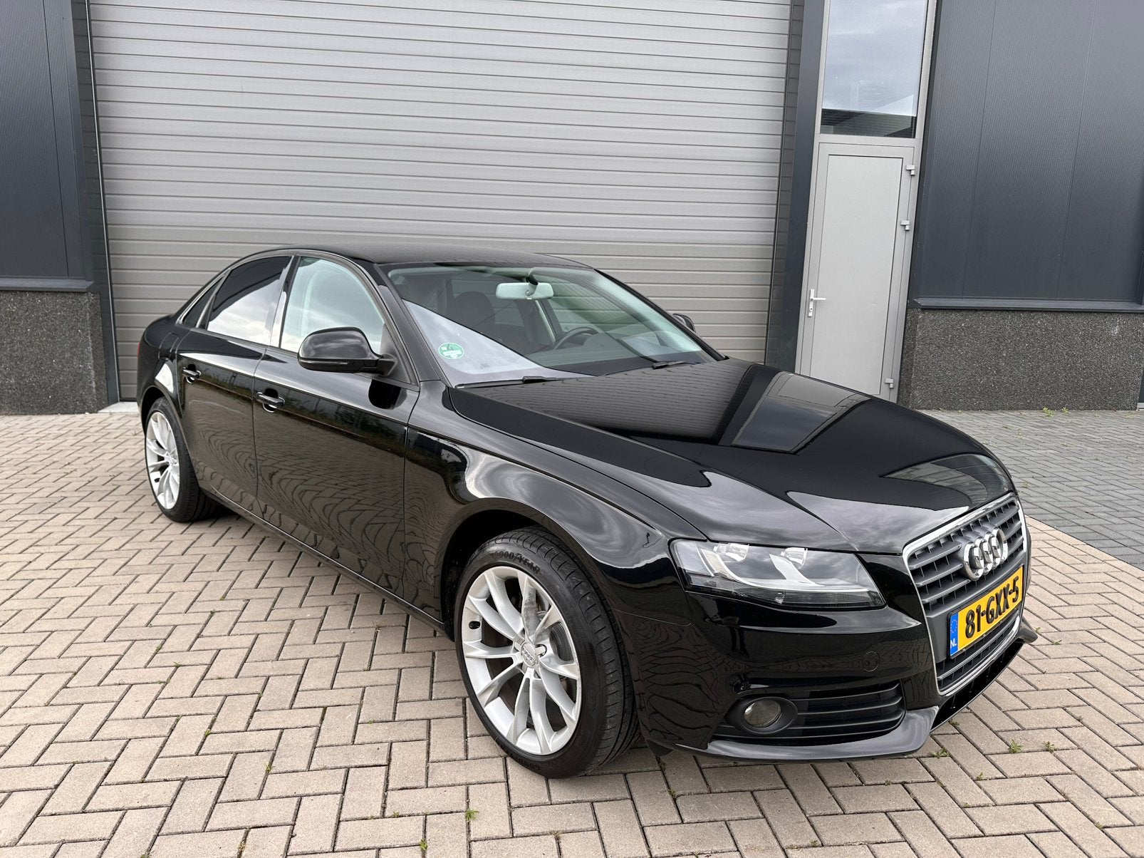 Audi A4 1.8 TFSI 120 PK sedan 2008 zwart, Euro 5, Stof, 4 cilinders, A4