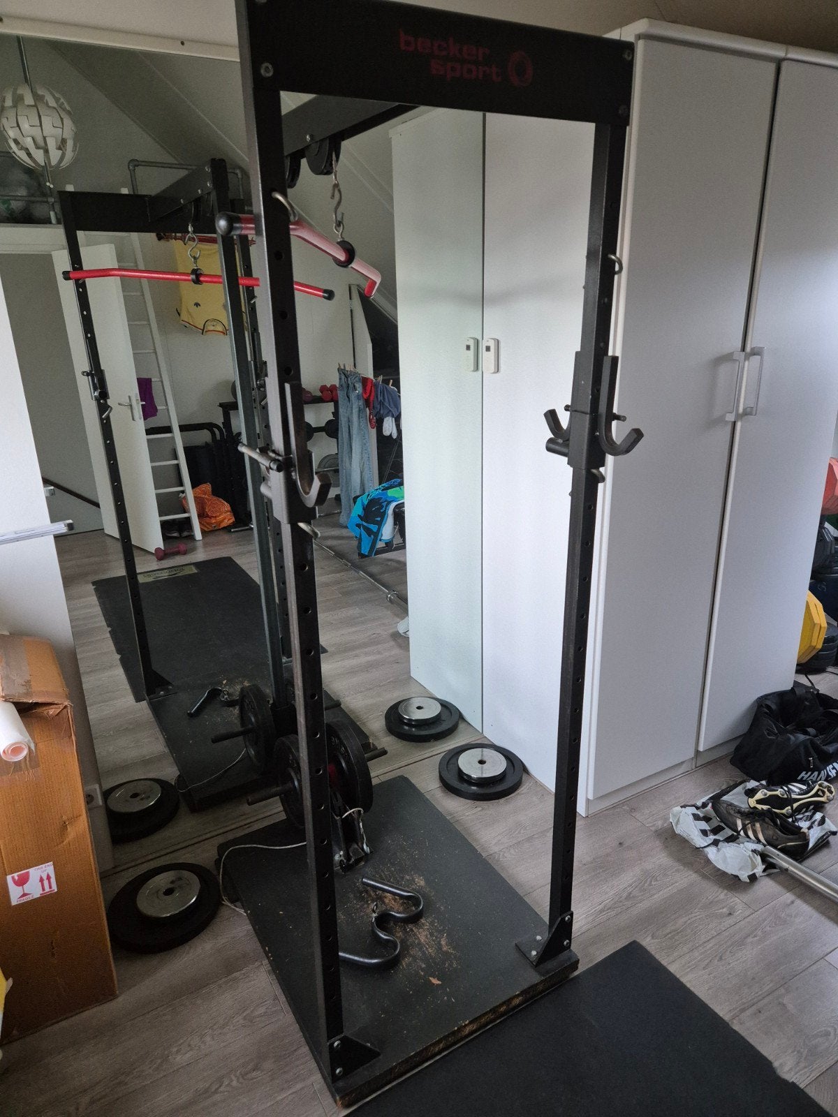 Becker Sport Krachtstation - Squat Rack, Ophalen, Gebruikt, Krachtstation, Metaal