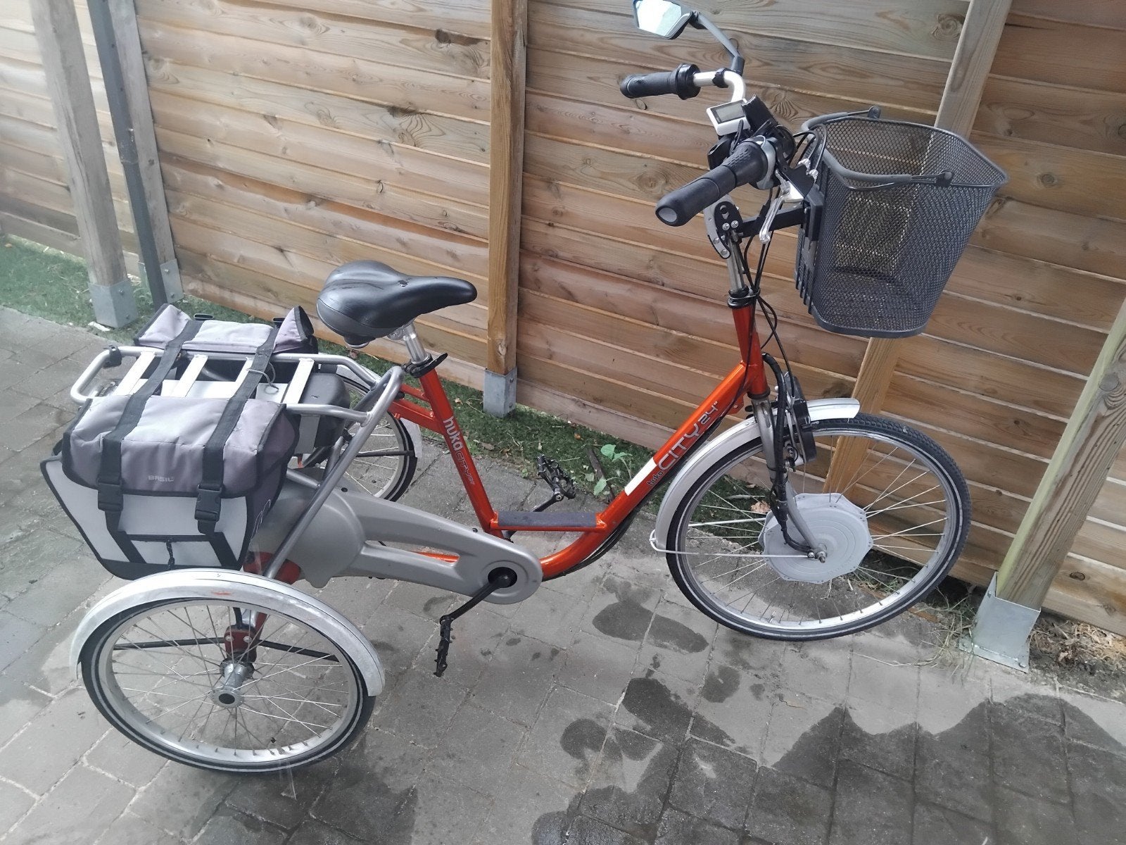 Huka City driewieler e-bike met Heinzmann motor, Ophalen, Gebruikt, Velgrem, Huka City
