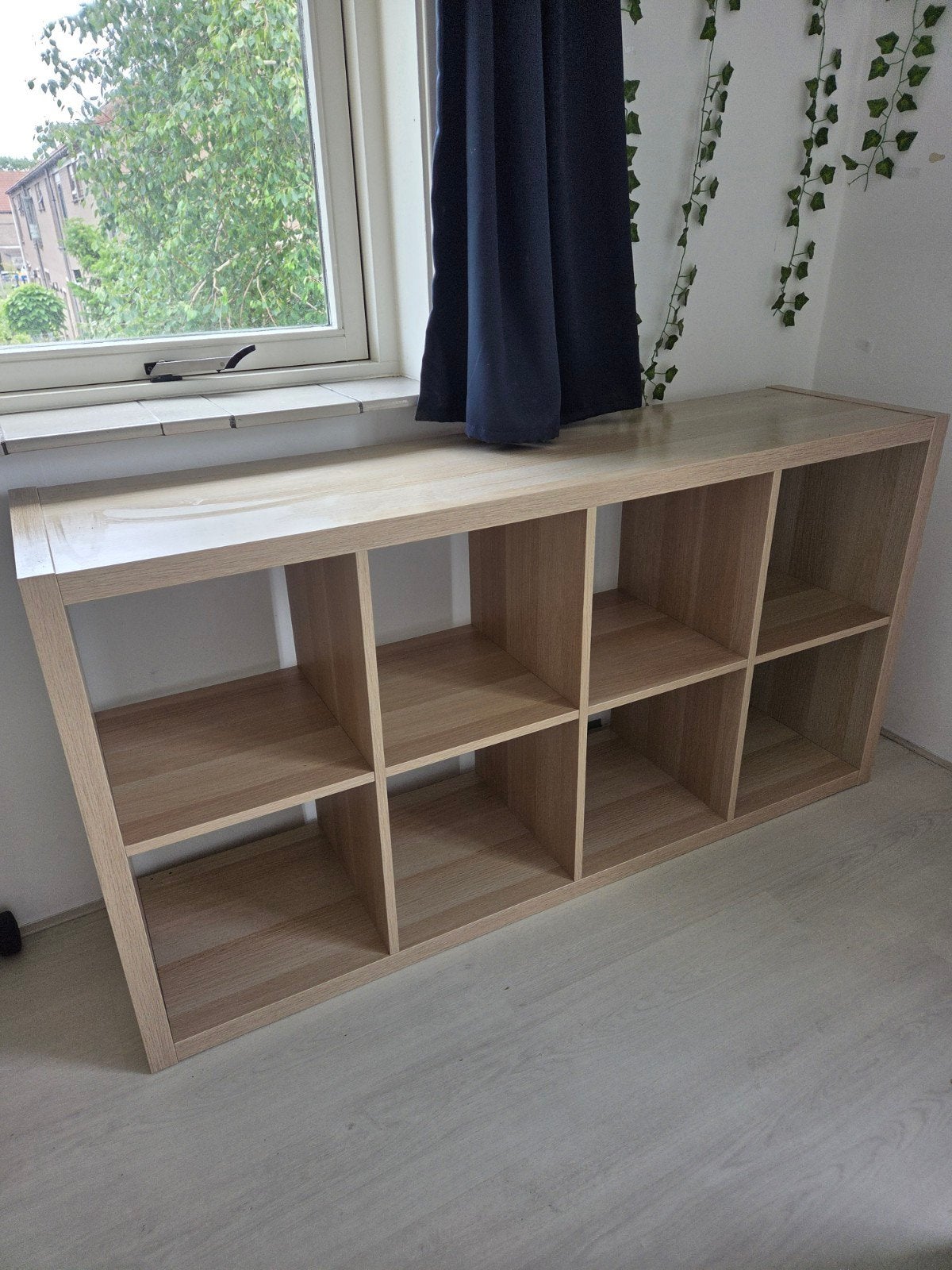 Ikea Kallax 8 vakken eikenkleur, Ophalen, Gebruikt