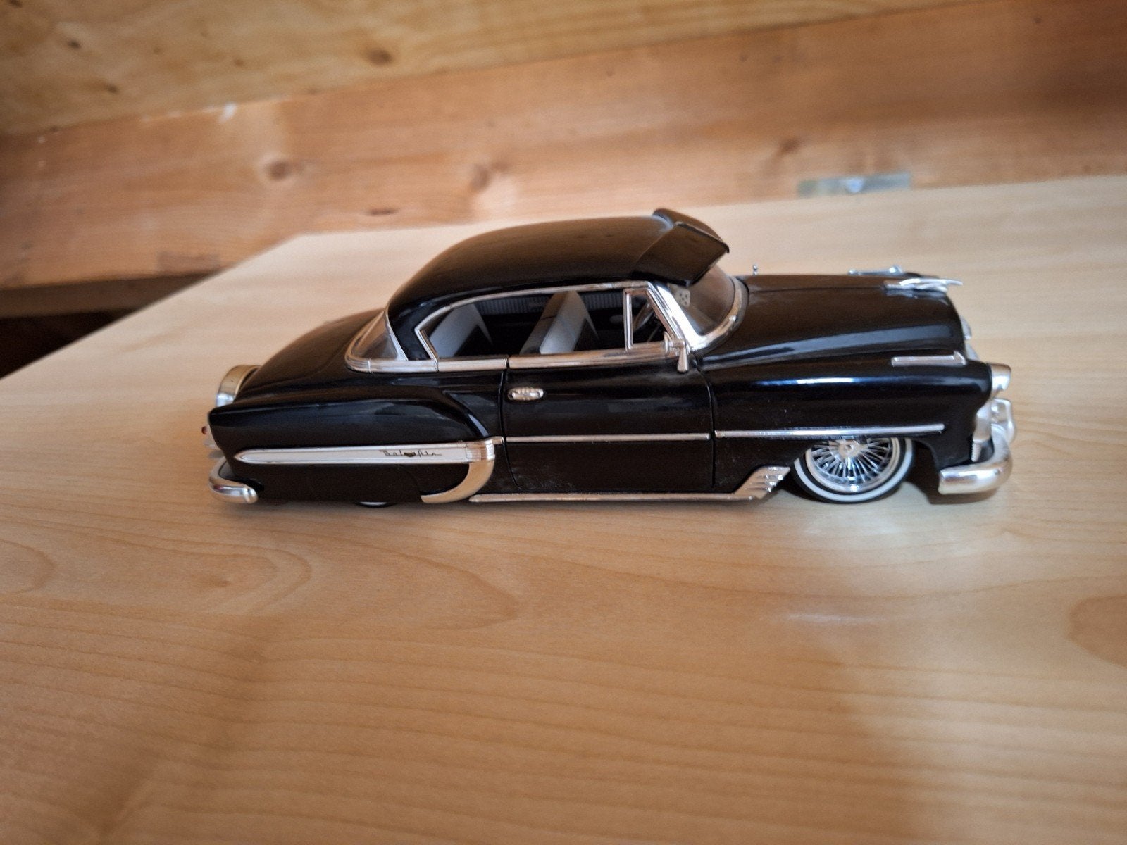 Zwarte Chevrolet Bel Air 1953 Schaalmodel, Ophalen of Verzenden