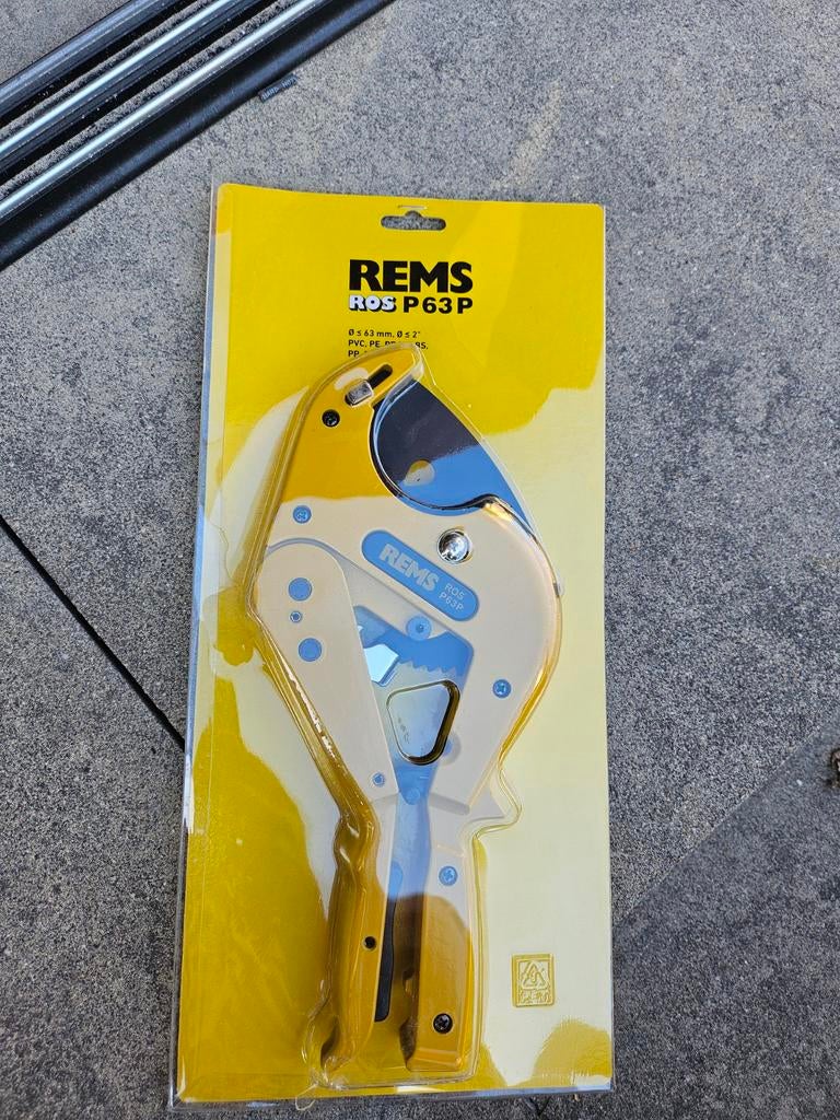 Buizenknipper ros p63p nieuw Rems, Ophalen of Verzenden, Nieuw