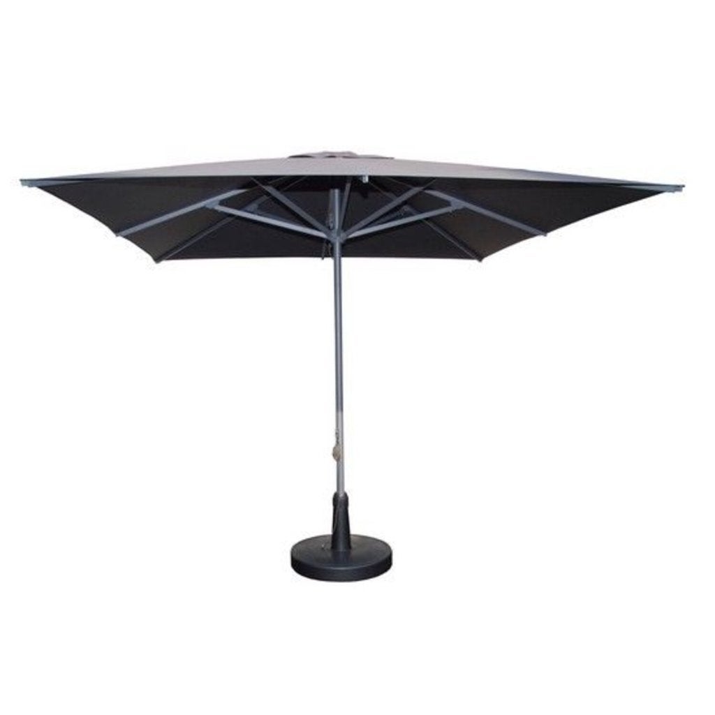 4x Solero Patio parasol 3x3m excl doek en voet, Ophalen, Gebruikt, Kantelbaar, Stokparasol