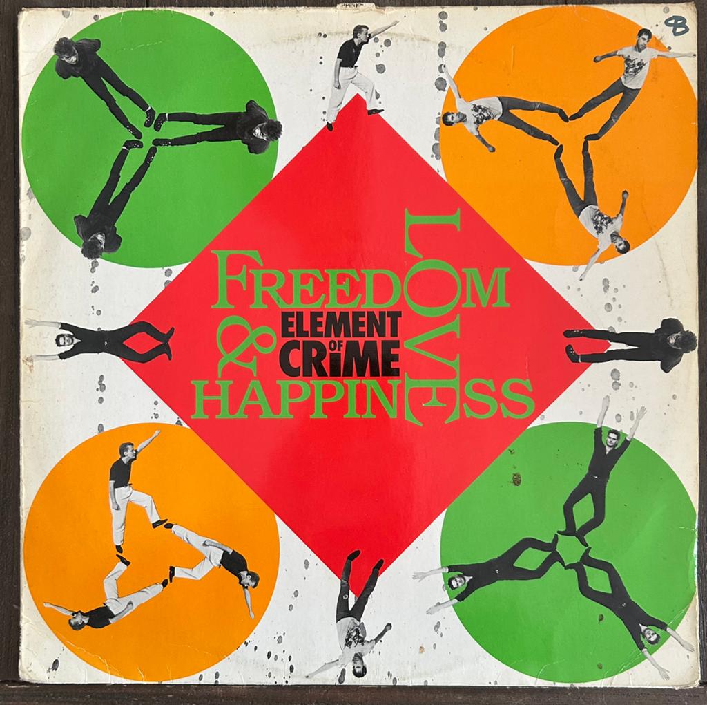 Element of Crime - Freedom, Love & Happiness LP, Cd's en Dvd's, Gebruikt, Originele persing, 1980 - 1989, Ophalen of Verzenden