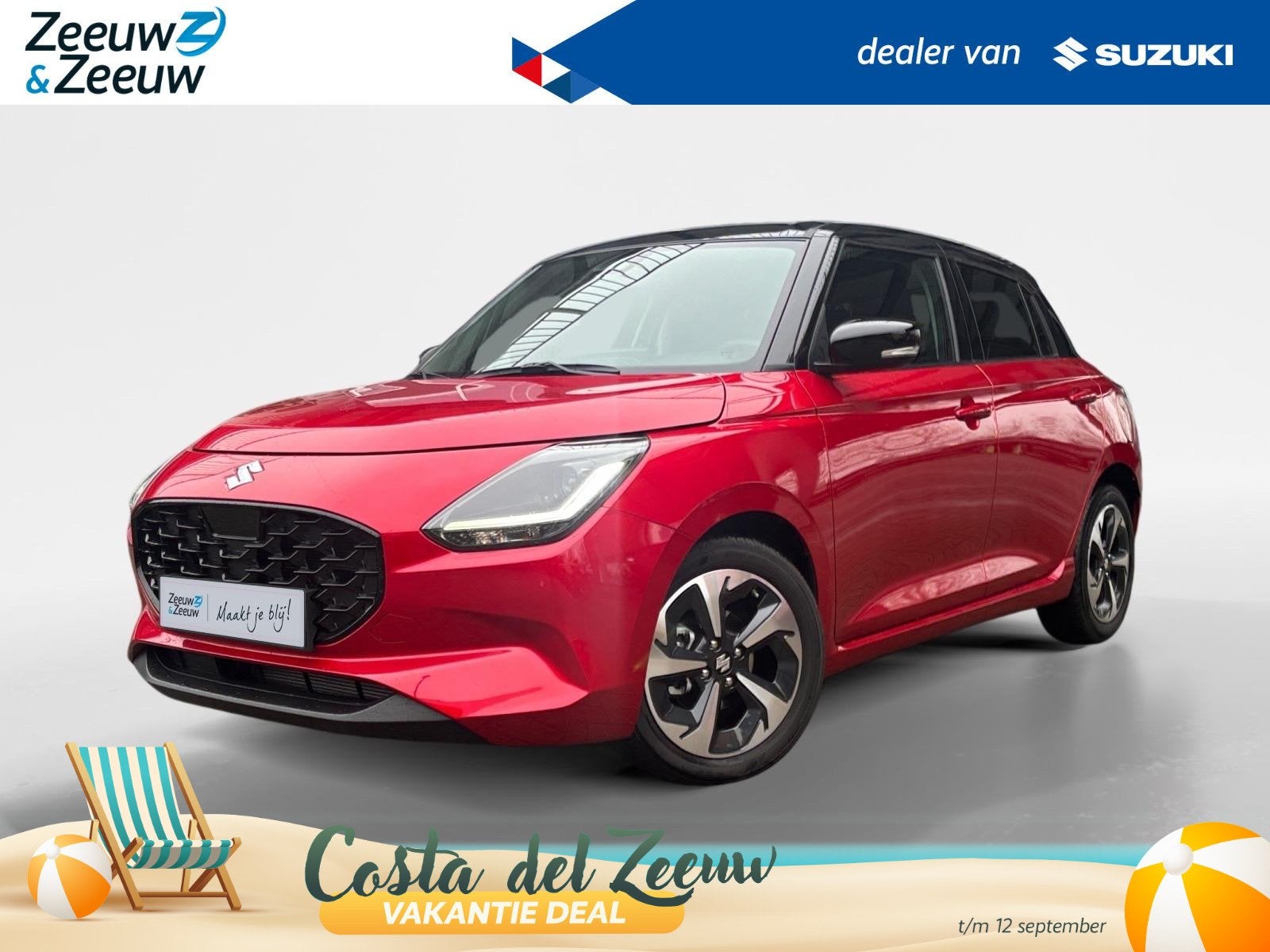 Suzuki Swift 1.2 Style Actiekorting €2200,- | Beperkte Voo, Auto's, 12 maanden, Stof, Swift, Bedrijf