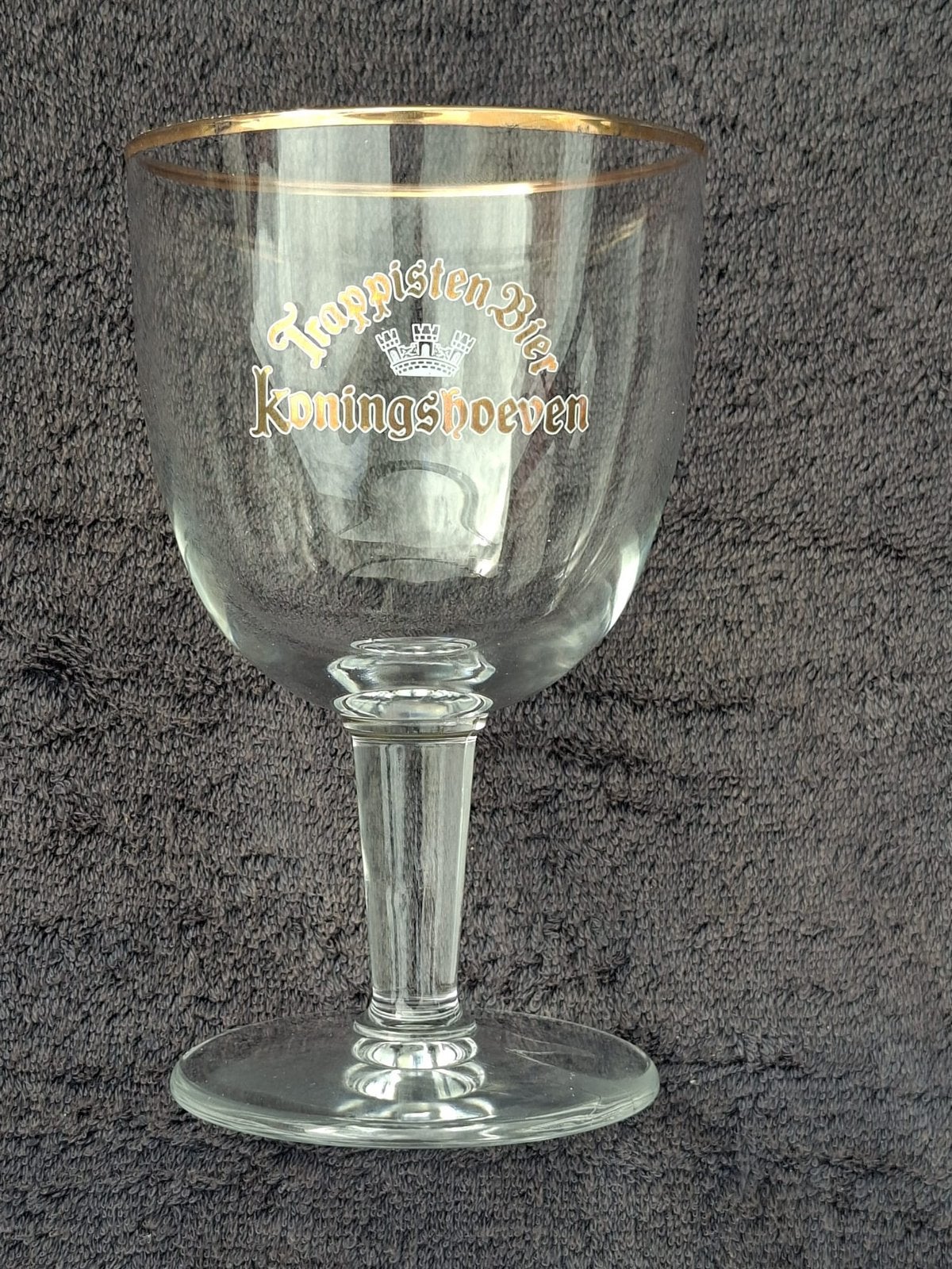 Antiek La Trappe bierglas, Ophalen of Verzenden, Zo goed als nieuw, Bierglas