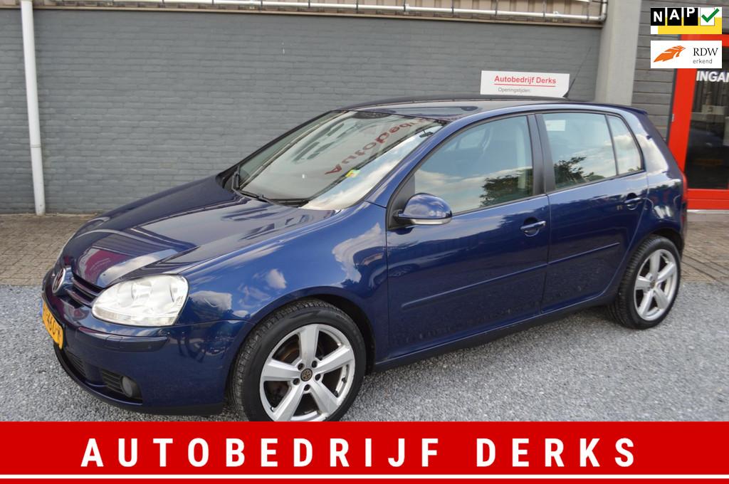 Volkswagen Golf 1.6 FSI Tour 2007 Airco Navi Sport APK 5Drs, Auto's, Volkswagen, Voorwielaandrijving, Gebruikt, 4 cilinders, Blauw