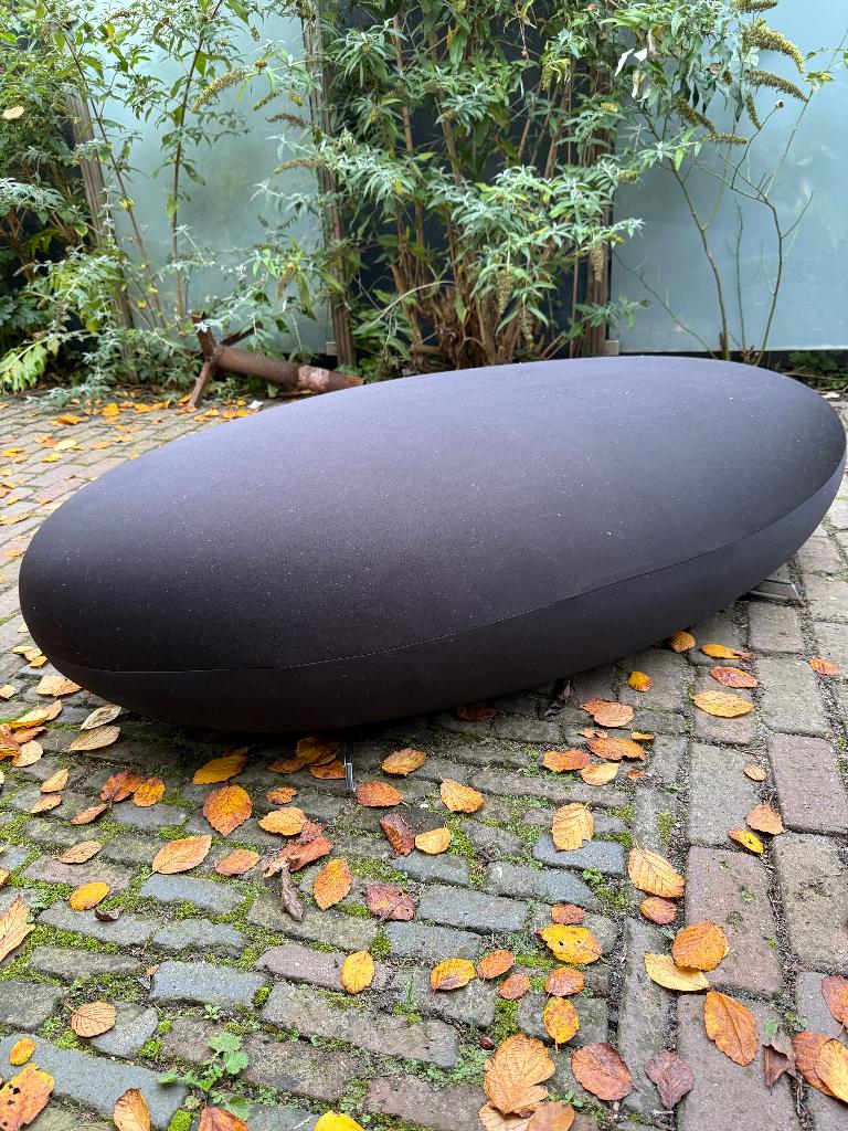 Reuzenpoef voetenbank zitei, Italiaans Design Matteo Thun, Huis en Inrichting, Ophalen, Gebruikt, 125 cm of meer, Overige materialen