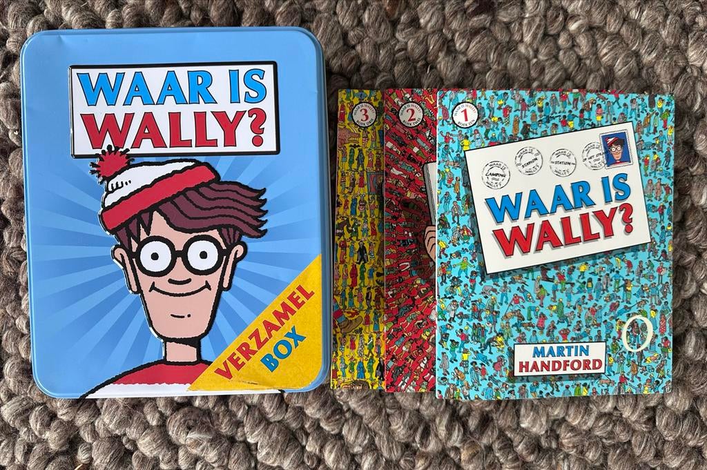 Waar is Wally? Verzamelbox met 3 boeken, Ophalen of Verzenden, Gelezen, Fictie algemeen