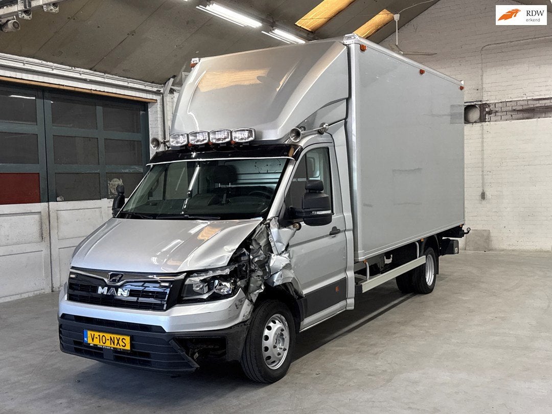 MAN TGE 2.0 Lang DL Bakwagen|Dubbellucht|Dhollandia, Automaat, Start-stop-systeem, Achterwielaandrijving, Gebruikt