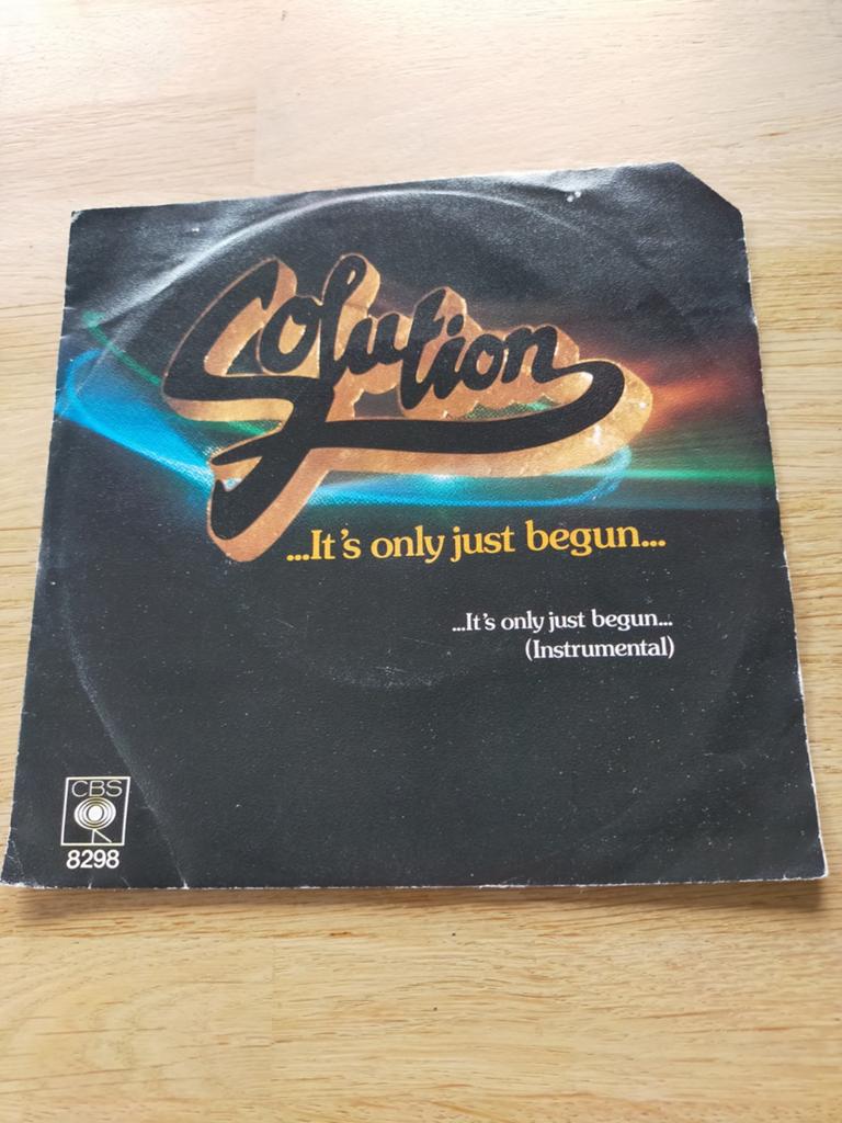 Solution , it's only just begun, Ophalen of Verzenden, Zo goed als nieuw, Pop