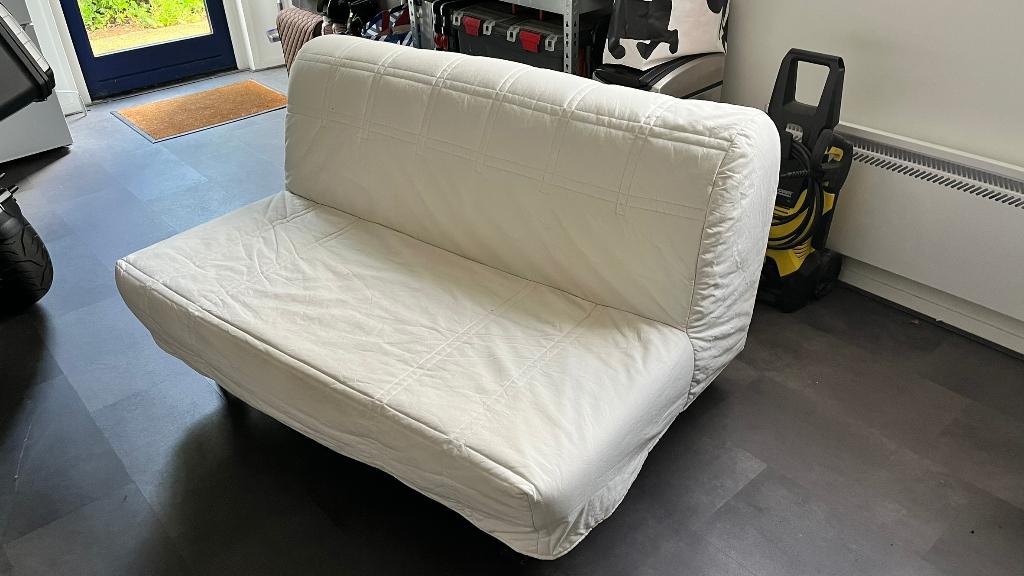 slaapbank IKEA, Ophalen, Gebruikt, Wit, Tweepersoons