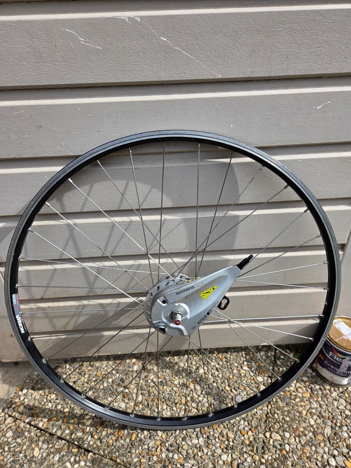 Gazelle voorwiel – Shimano en rem, Fietsen en Brommers, Ophalen