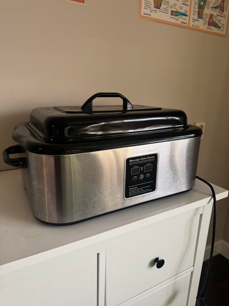 Hotstone pan (nieuw), Sport en Fitness, Massageproducten, Ophalen of Verzenden, Zo goed als nieuw, Hotstone