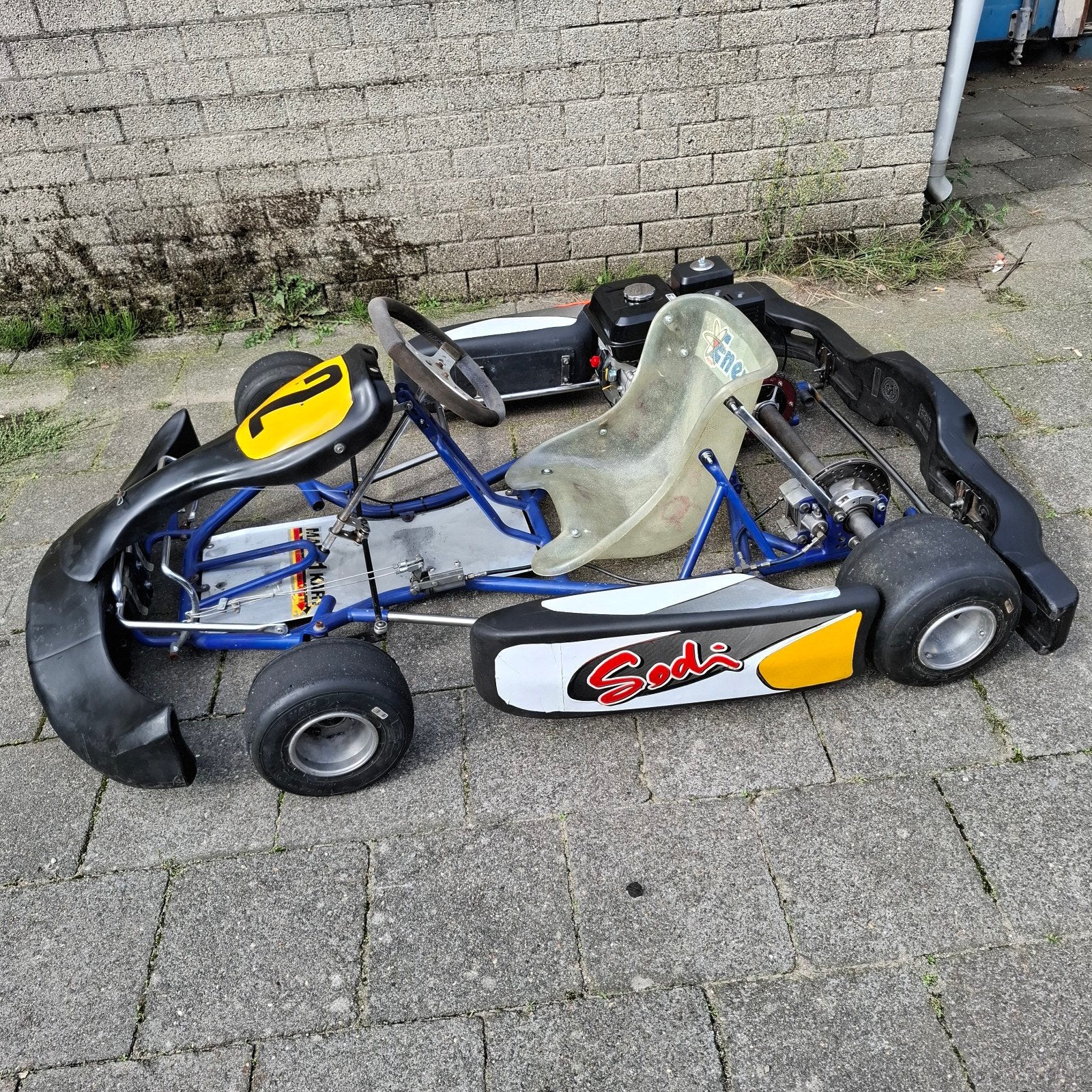 Mach 1 Kart met Nieuw Motorblok 7.5pk - Klaar voor de Start!, Ophalen of Verzenden, Gebruikt, Kart