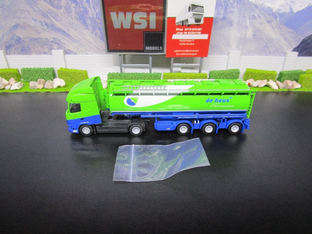 nieuw wsi 71-2050 schaal 1.87 daf xf shmy25 de heus, Hobby en Vrije tijd, Modelauto's | 1:87, Ophalen, Nieuw, Bus of Vrachtwagen