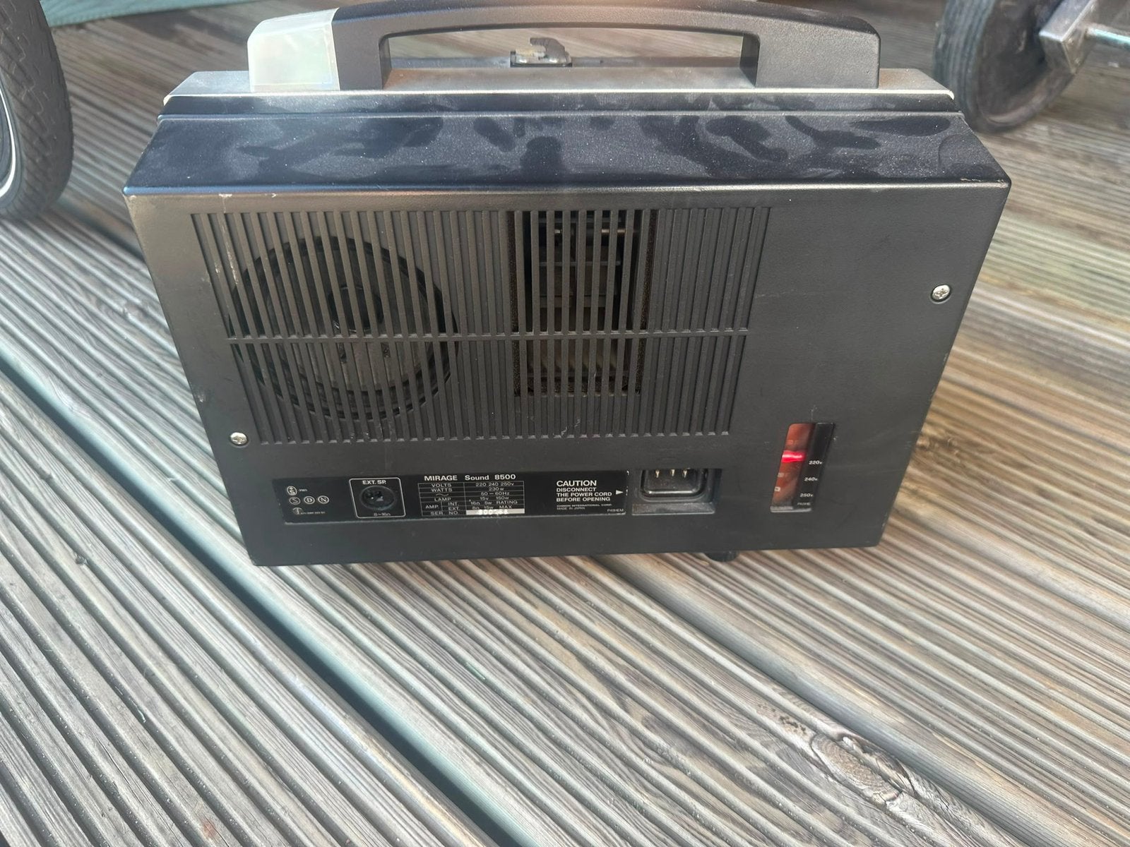 Vintage  mirage sound 8500, Ophalen, Gebruikt