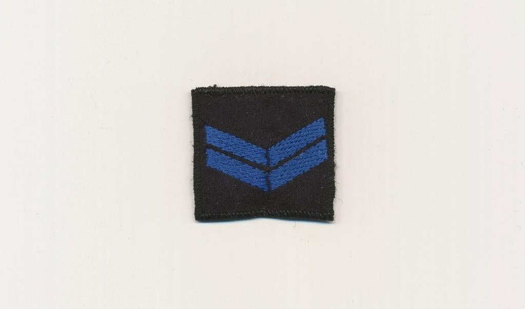 Kraagrang hoofdmarva 3e kl op velcro, Verzamelen, Verzenden, Marine, Nederland, Embleem of Badge