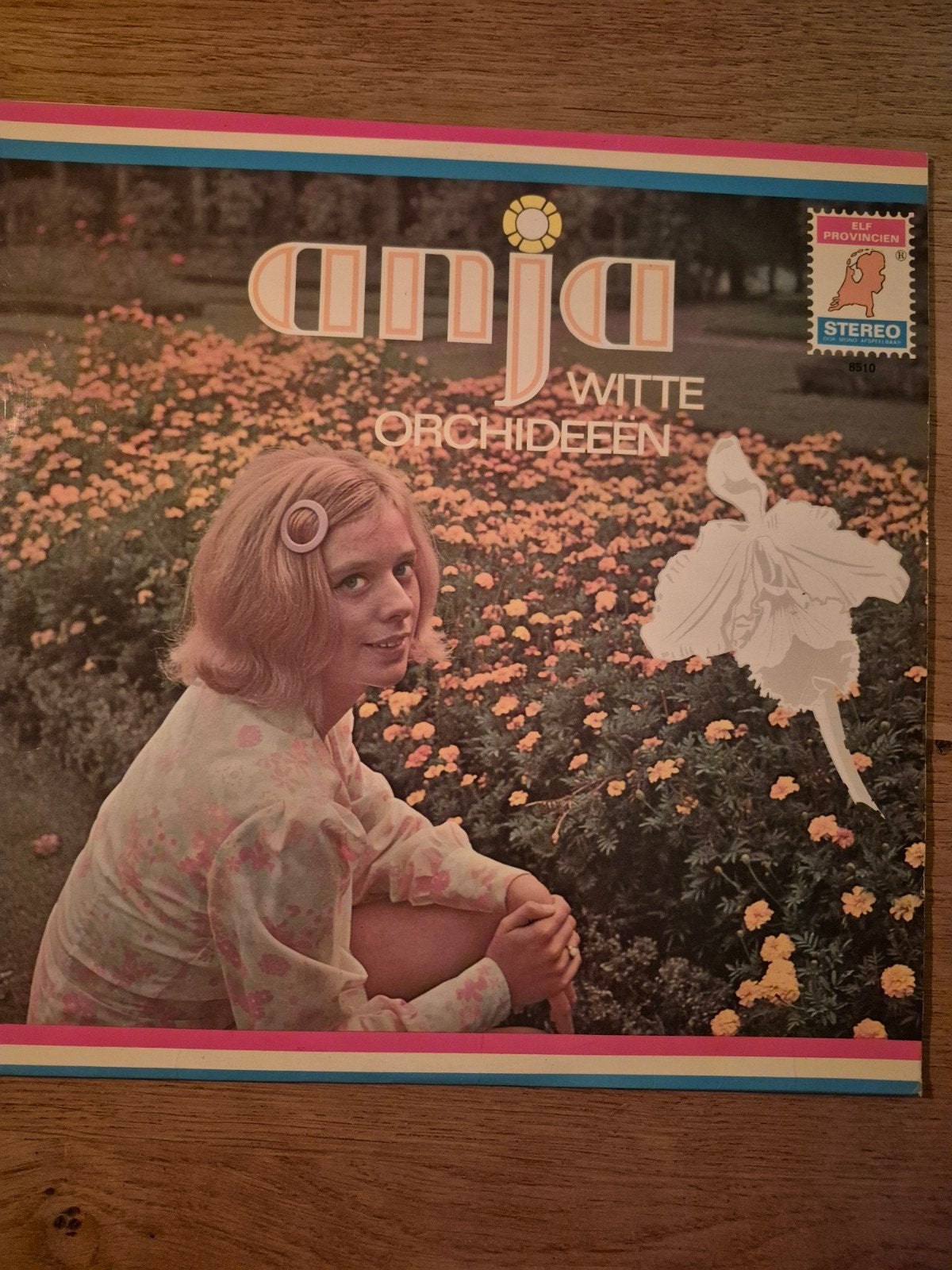 Anja - Witte Orchideeën LP (Elf Provinciën, Stereo), Ophalen, LP, Gebruikt, Levenslied of Smartlap