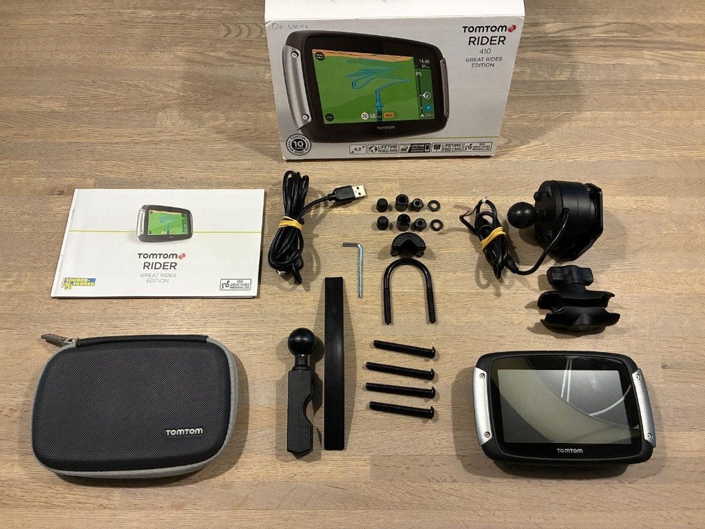 4.3 inch TomTom Rider 410 Great Riders Edition, Motoren, Ophalen of Verzenden, Gebruikt