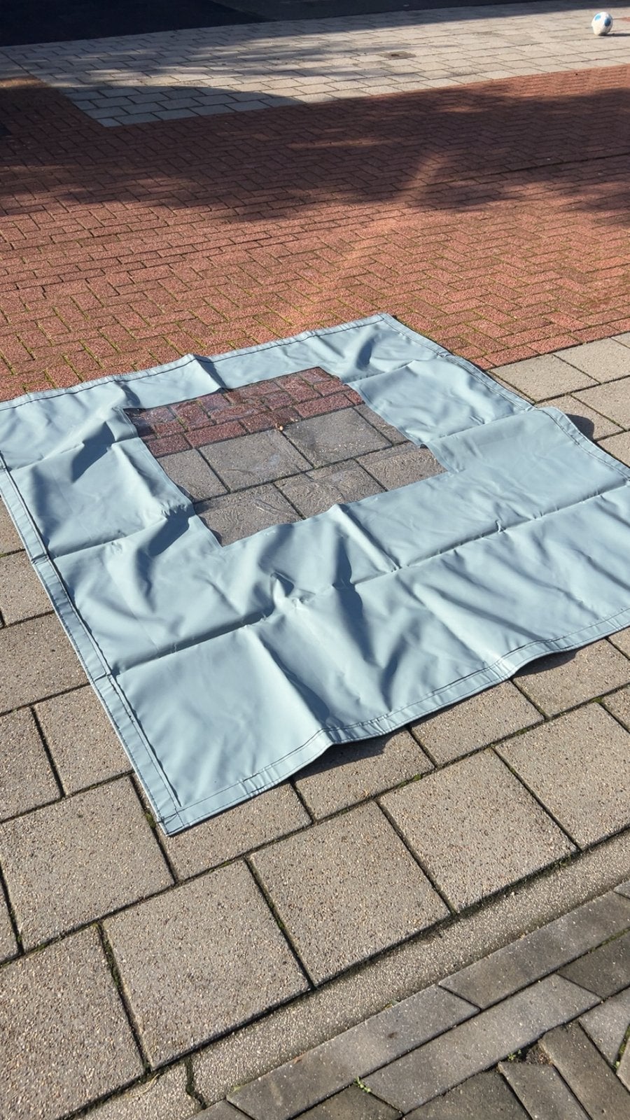 Nieuw overkappingzijwand 620 grams pvc., Ophalen of Verzenden, Zo goed als nieuw, Minder dan 5 meter