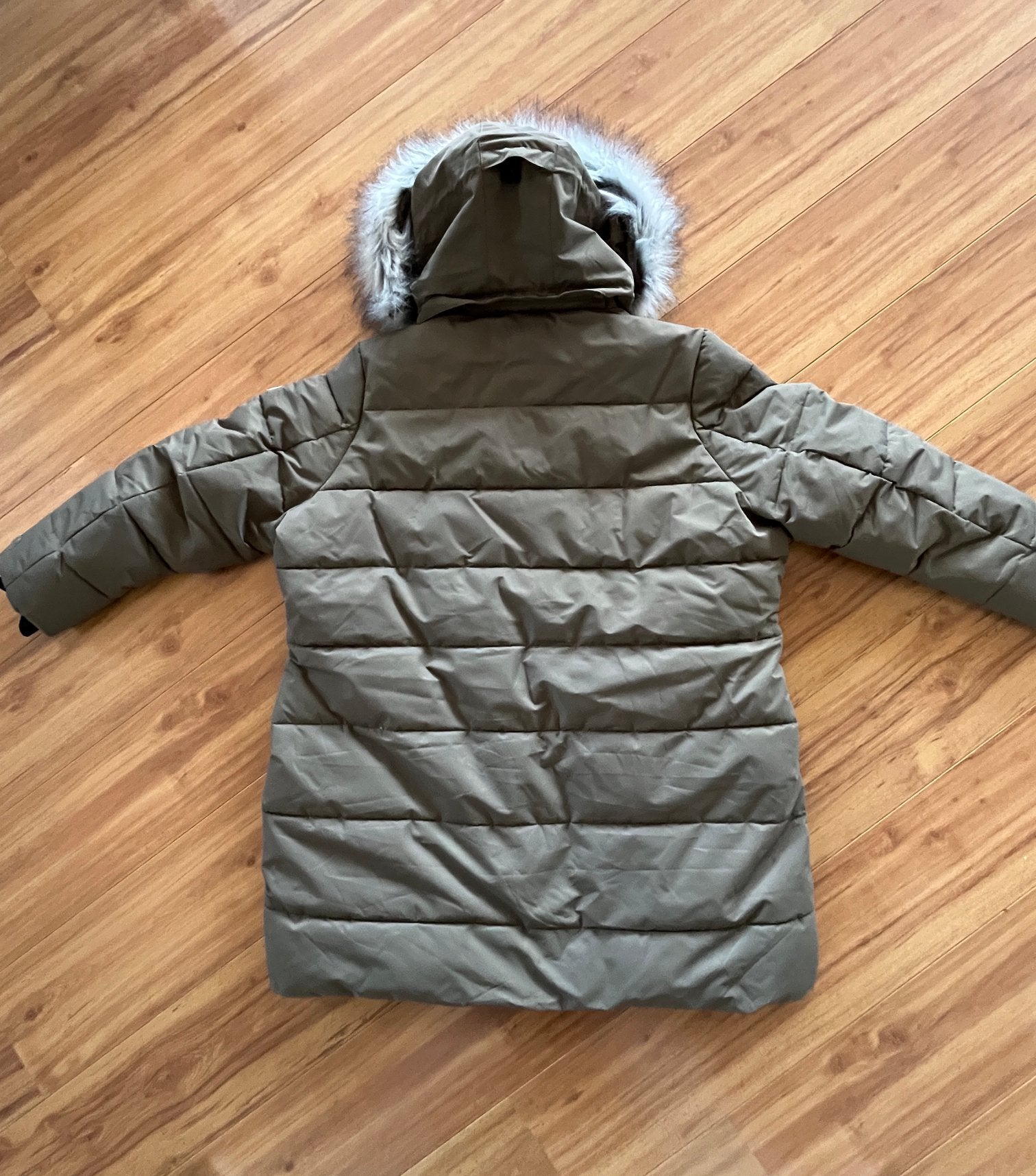 Dames winterjas van het merk Bjørnson, Ophalen of Verzenden, Zo goed als nieuw, Maat 46/48 (XL) of groter, Groen