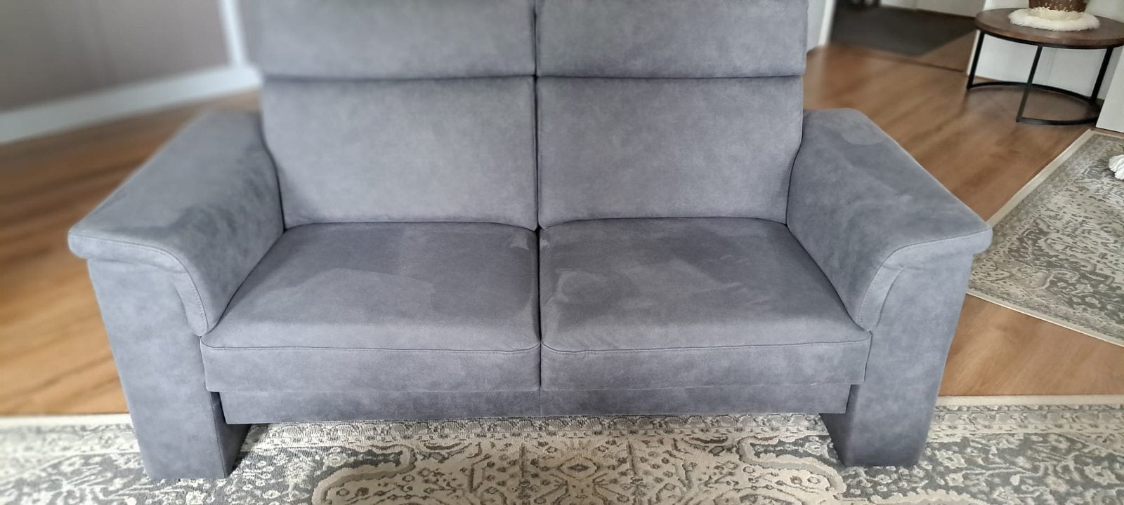 2 zits banken donker grijs, Ophalen, Minder dan 75 cm, 150 tot 200 cm, Tweepersoons