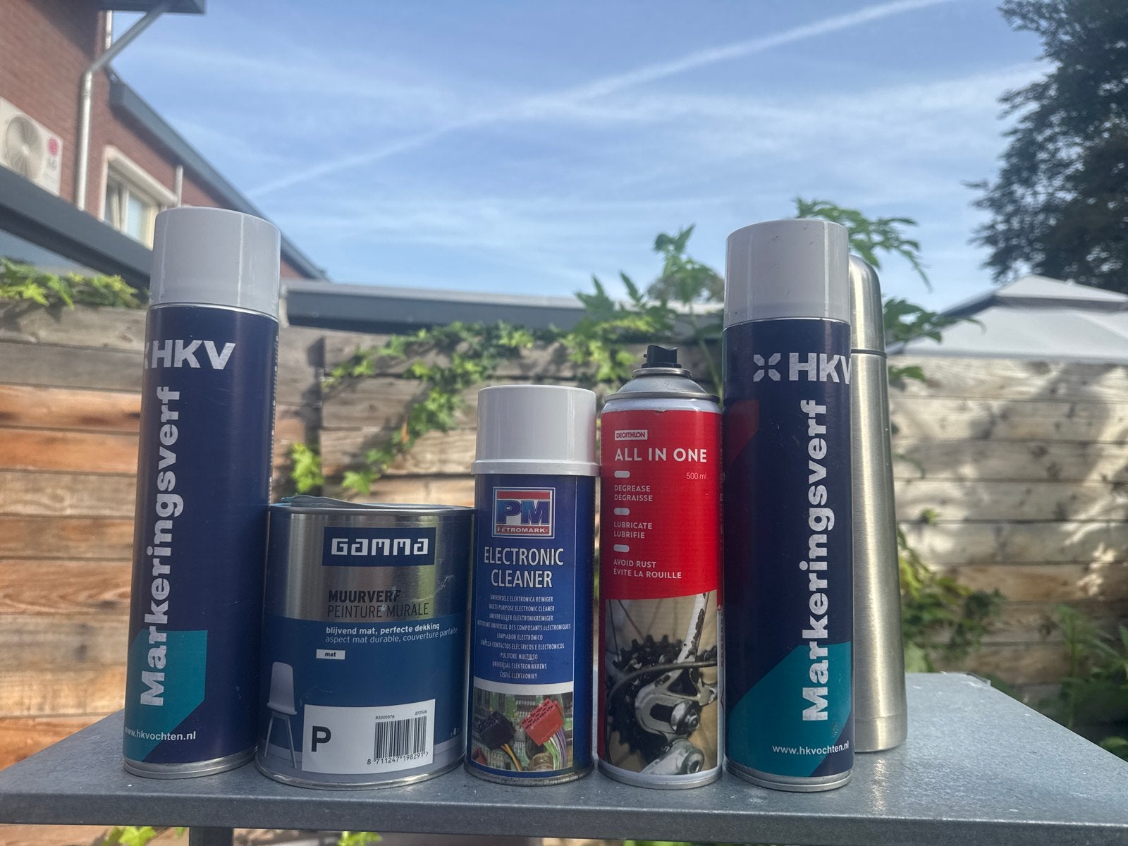 Verf en reinigingsmiddelen: HKV, Gamma, PM, All in One, Ophalen of Verzenden, Gebruikt