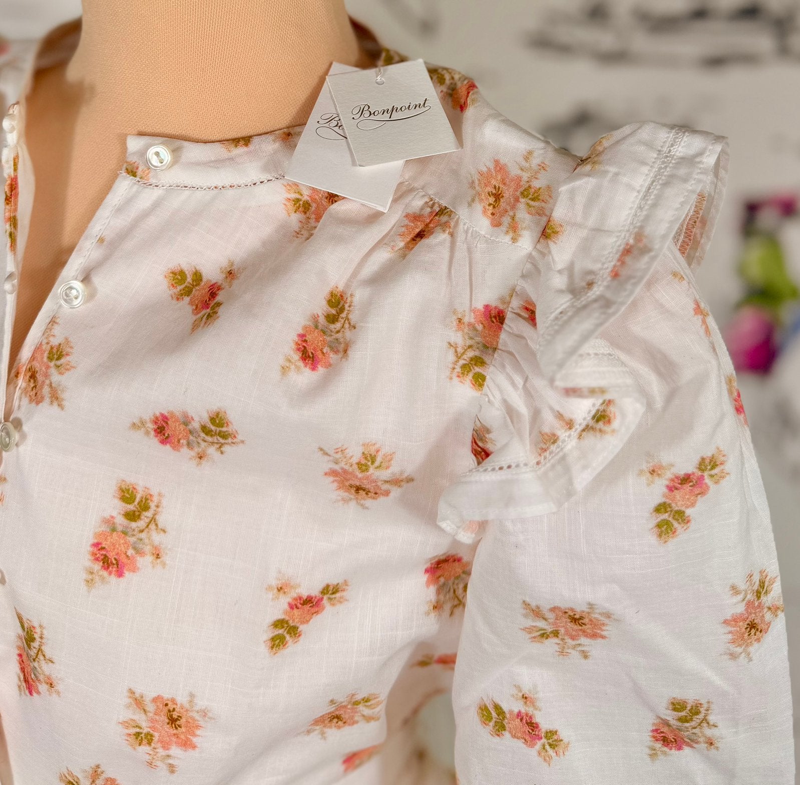 Bonpoint floral jurk maat 10 NIEUW (195 euro), Customercare@bonpoint.com, Bonpoint EU, Nieuw, Jurk of Rok