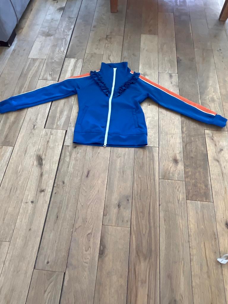 Paardenpraat tv vest ZGAN maat 152, Ophalen of Verzenden, Zo goed als nieuw, Maat 38/40 (M), Blauw