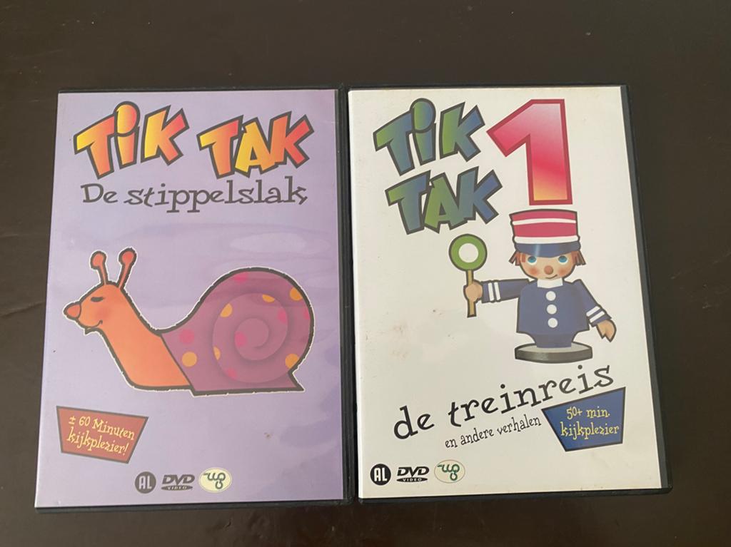 2x Tik Tak DVD, Cd's en Dvd's, Dvd's | Kinderen en Jeugd, Alle leeftijden, Ophalen of Verzenden, Zo goed als nieuw