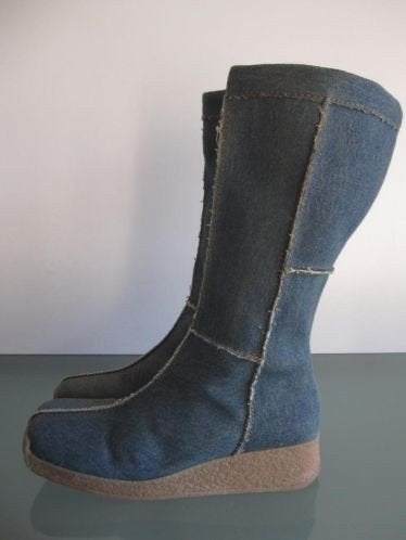 Jeans blauwe laarzen nieuw 40 | Lazamani | Gratis verzenden, Kleding | Dames, Hoge laarzen, Verzenden, Blauw, Lazamani