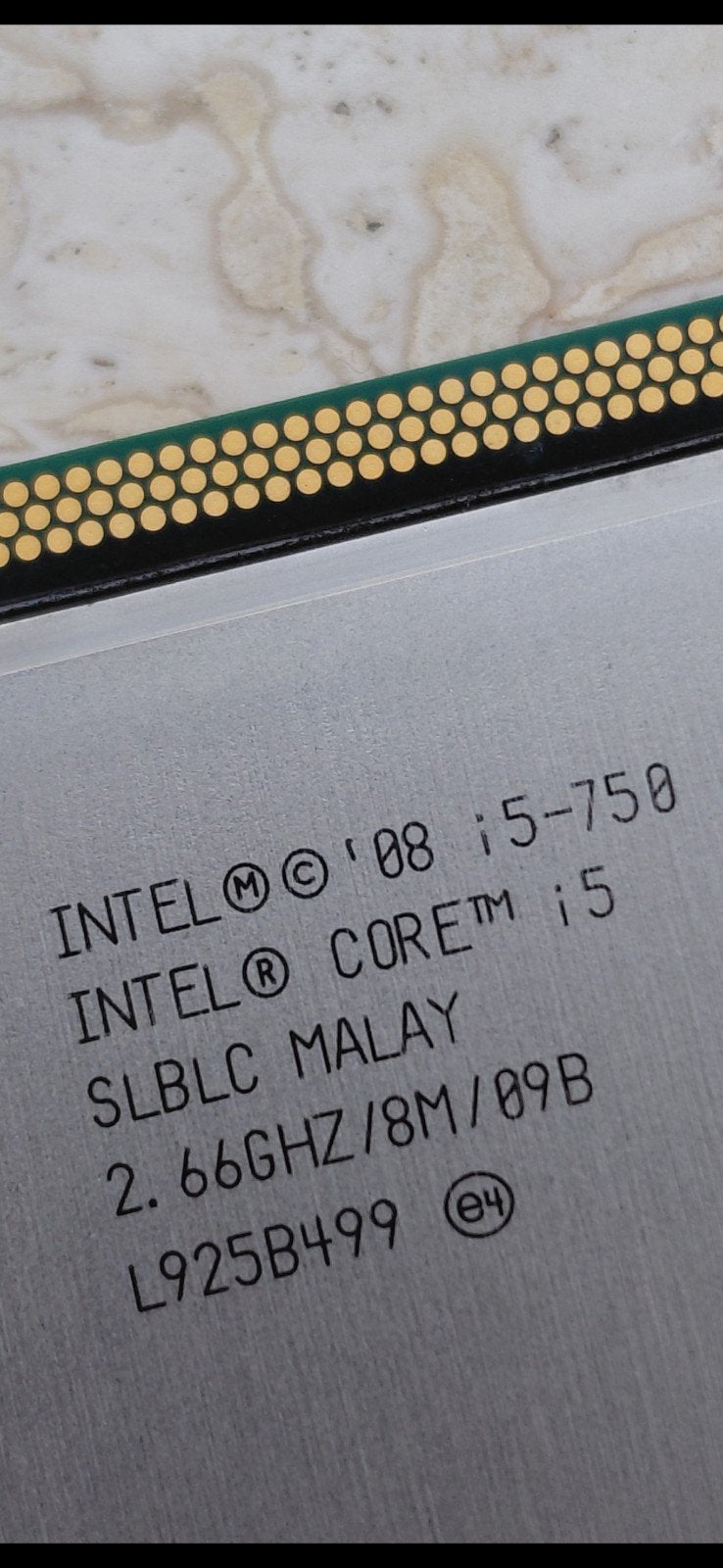 Intel Core i5-750 Processor 2.66GHz Quad Core, Computers en Software, 4-core, Zo goed als nieuw, Intel Core i5-750, LGA 1156