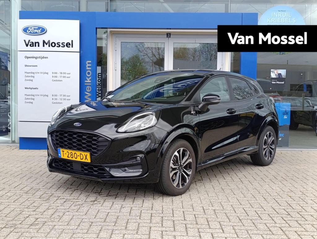 Ford Puma 1.0 EcoBoost Hybrid ST-Line | Camera | Stoel/stuur, Auto's, Ford, 12 maanden, Euro 6, Zwart, Origineel Nederlands