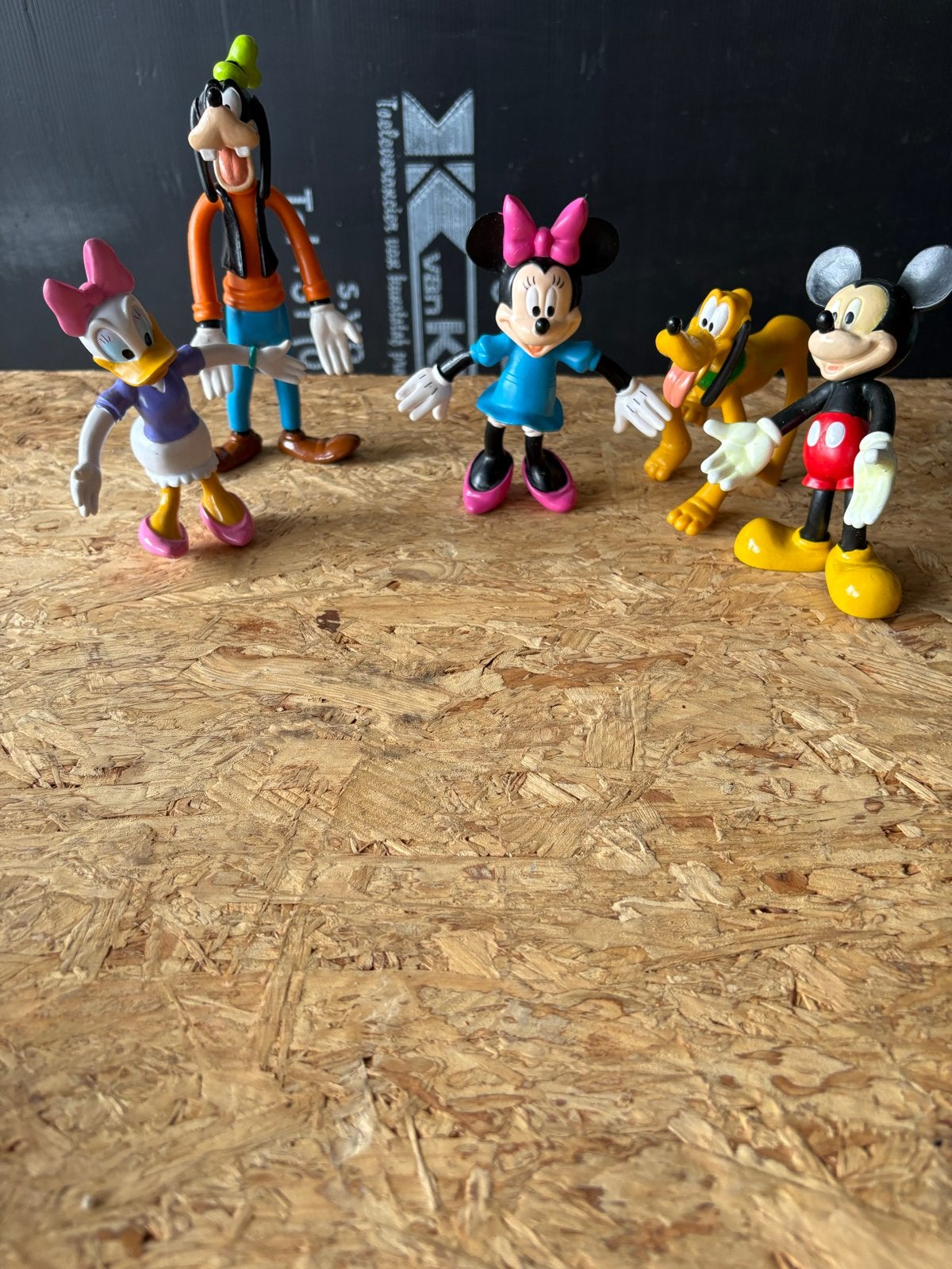 Disney Figuren Set: Mickey, Minnie, Goofy, Donald, Pluto, Ophalen of Verzenden, Zo goed als nieuw